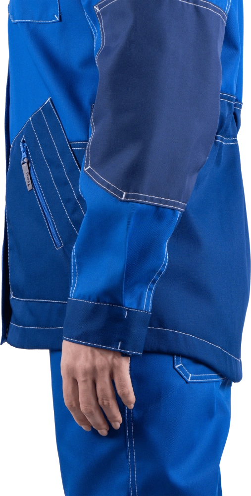 Куртка женская ЭДВАНС от механических воздействий и ОПЗ, василек-синий