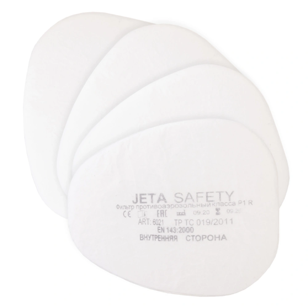 Фильтр противоаэрозольный Jeta Safety 6021 класса P1 R, в упаковке 4 шт